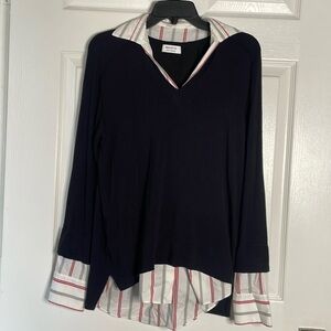 Bailey 44 v neck collared sweater